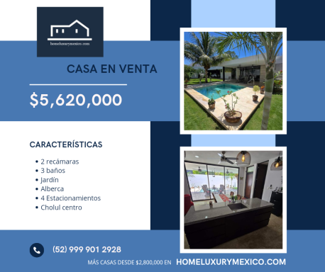 Home Luxury Venta Casas Mérida